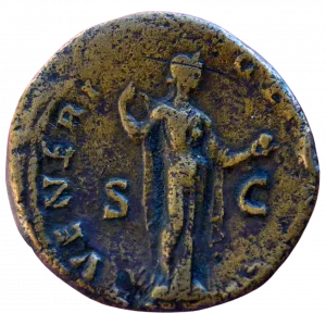 sesterzio adrianeo Venere