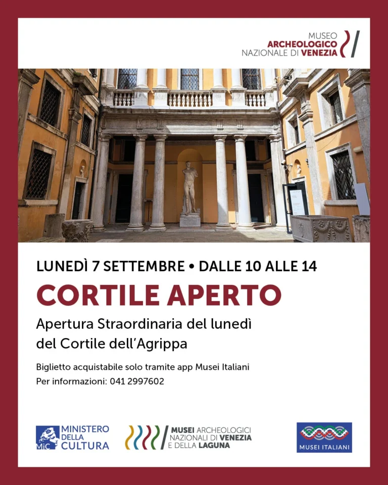 Cortile Aperto - Lunedì 7 settembre 2026 dalle 10 alle 14
