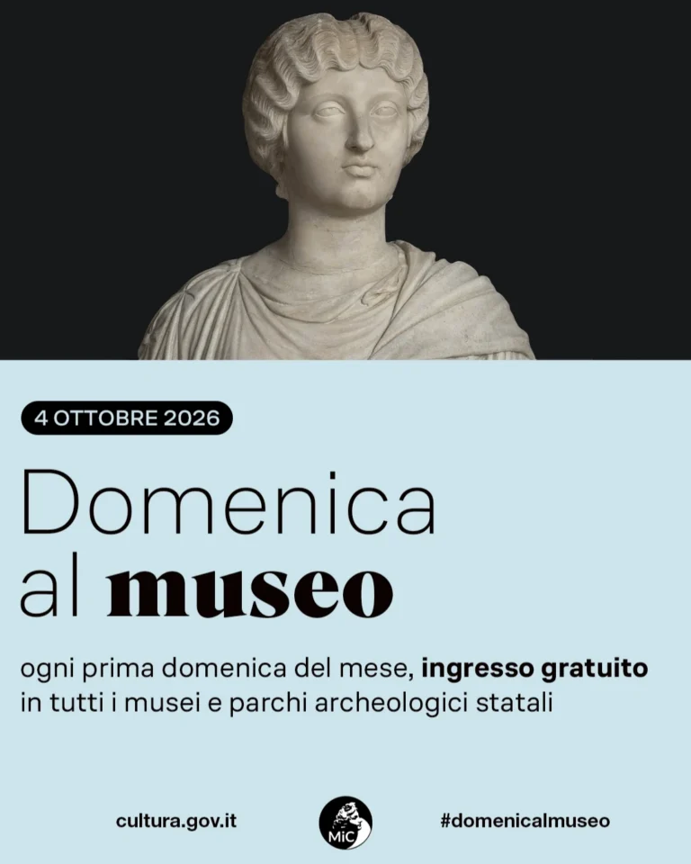 Domenica al Museo 4 ottobre 2026 - Ingresso gratuito al Museo archeologico nazionale di Venezia