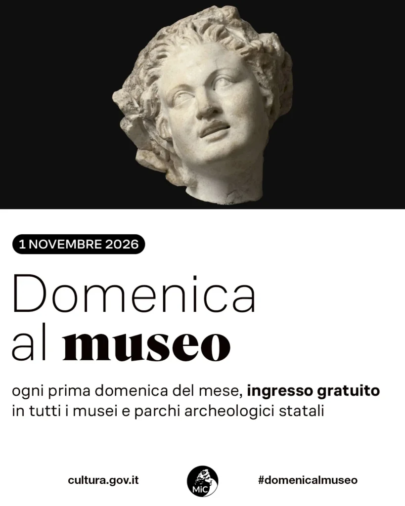 Domenica 1 novembre 2026 ingresso gratuito